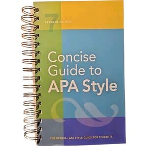 Concise Guide to APA Style : 7th Edition (OFFICIAL) by American Psychological...